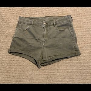 AEO high rise shorts